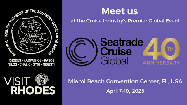 Rhodes at the epicenter of global cruising - Participation in Seatrade Cruise Global in Miami