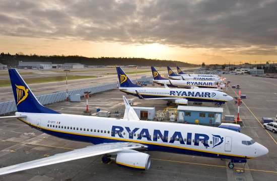87% of Ryanair flights arrived on time in January
