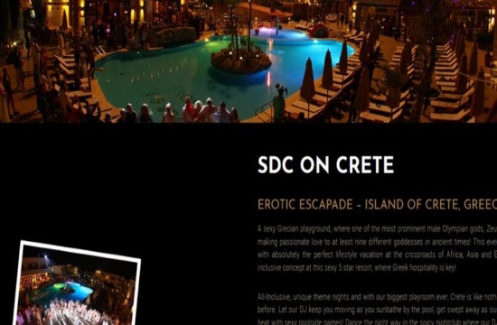 Resort in Crete offers erotic escapades for swingers  (video)