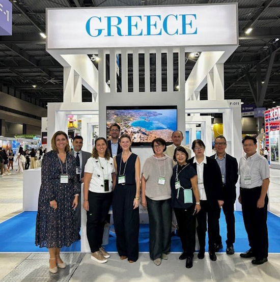 Greece's market share in Japan is strengthening