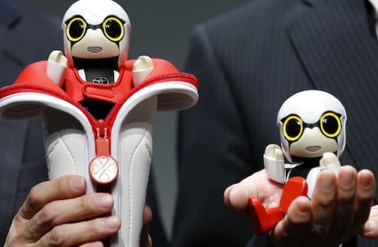 Baby robot designed to appeal to childless women in Japan