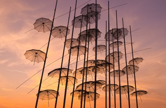 Greek city of Thessaloniki’s emblematic ‘umbrellas’ open in Egypt