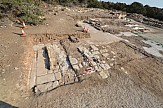 Extremely important Early Christian monument unearthed on western coastline of Akrotiri peninsula