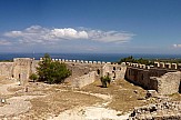 The Crusader castle of Chlemoutsi in the Peloponnese region of southern Greece