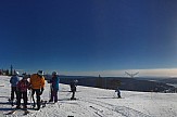 Ski resort on Mt. Pelion of central Greece in full operation