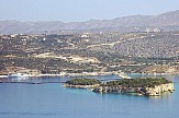 USS George H.W. Bush at Souda port on Greek island of Crete