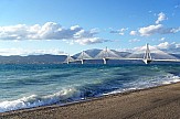 The Ionian Road in Greece was joined to the Rio-Antirrio bridge