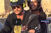 Hollywood star James Franco spotted on Greek island of Mykonos (video)