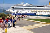 Record number of cruise ships arrive on Corfu island in Greece