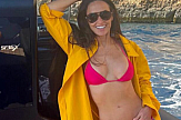 Hollywood actress Demi Moore enjoys her Greek holidays on yacht