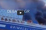 AP: Rescuers save 280 after night fire on Greece-Italy ferry trip (videos)