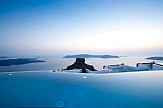 The 10 most spectacular hotel pools in the world - one in Santorini