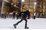 Ice skating at the Stavros Niarchos Foundation Center in Athens to February 2