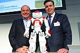 Robots welcome visitors to ITB 2016 Berlin travel fair