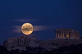 Athens Acropolis under full moon among most popular Instragram images