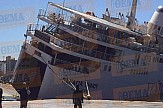 Panagia Tinos ship balance partially restored at Piraeus port (video+photos)