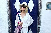 Hollywood Star Naomi Watts vacations on Greek island of Santorini