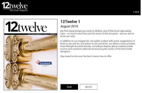 Κυκλοφόρησε η 2η έκδοση του αγγλόφωνου digital περιοδικού «12Twelve»