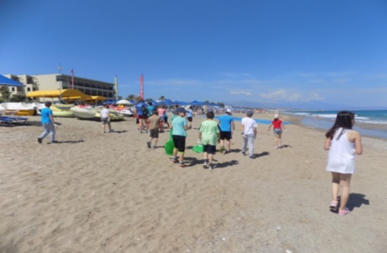 Aquila Rithymna Beach: Συμμετοχή στη εκστρατεία "Καθαρίστε τη Μεσόγειο"