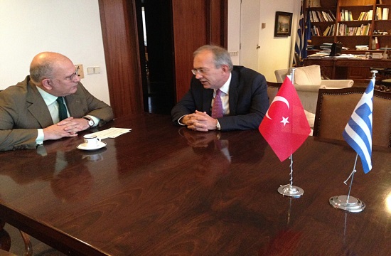 Συνάντηση Ν.Ξυδάκη με τον Τούρκο Πρέσβη στην Αθήνα