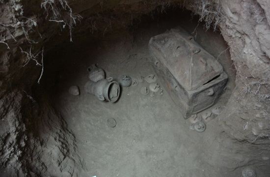 Ασύλητος λαξευτός τάφος στην Ιεράπετρα