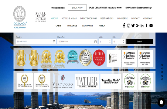Διεθνείς διακρίσεις για τα Elounda Gulf Villas Resort και Conte Marino Luxury Villas