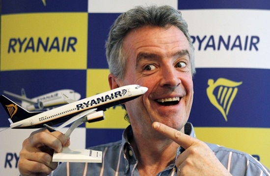 Ryanair: Ετοιμαζόμαστε για πόλεμο τιμών στις πτήσεις τον Ιούλιο και τον Αύγουστο