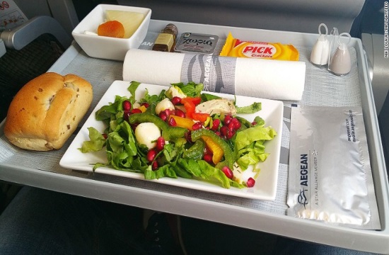 Οι αεροπορικές εταιρίες με το καλύτερο φαγητό - πρώτη στην Ευρώπη η Aegean