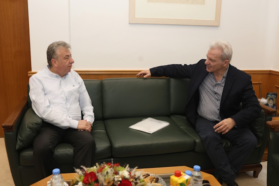 Συνάντηση Περιφερειάρχη Κρήτης με τον Δήμαρχο Ηρακλείου για ΒΟΑΚ και αεροδρόμιο