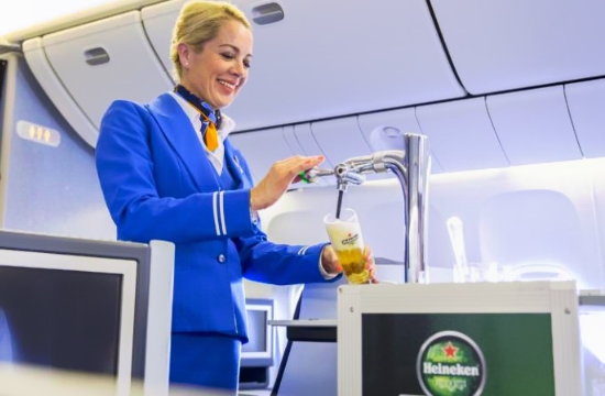 KLM: Παγωμένη βαρελίσια μπύρα στα 35.000 πόδια!