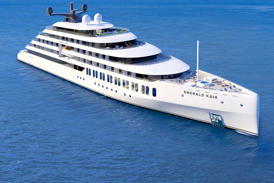 Emerald Kaia: Πρεμιέρα για το νέο σούπεργιοτ της Emerald Cruises στα ελληνικά νησιά το 2026