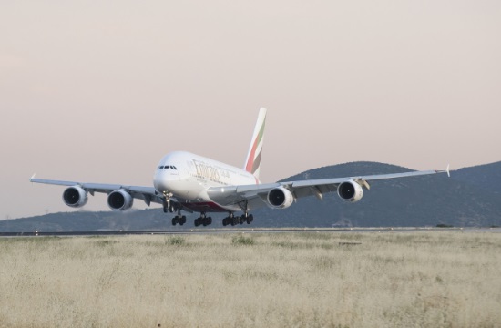 Emirates: Το εμβληματικό αεροσκάφος Α380 προσγειώθηκε στην Αθήνα