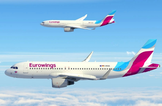 Eurowings: Αλλαγές στα δρομολόγια για Ελλάδα το 2018