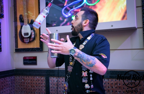 Κορυφαίοι bartender της Ευρώπης στο Hard Rock Cafe Athens