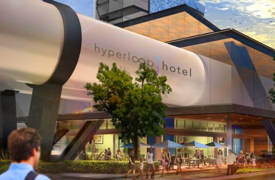Καλώς ήρθατε στο «Hyperloop Hotel», το ξενοδοχείο υψηλής ταχύτητας στο μέλλον...