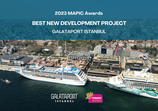 Galataport | Κωνσταντινούπολη: το «Καλύτερο Νέο Αναπτυξιακό Έργο» στα Βραβεία MAPIC 2023