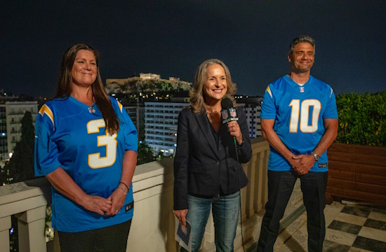 Οι Los Angeles Chargers γράφουν ιστορία με το πρώτο NFL Flag Football Event στην Ελλάδα