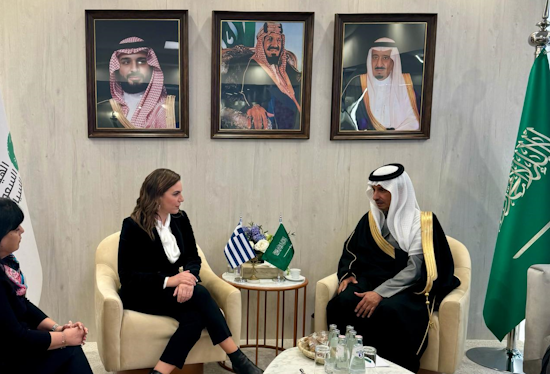Συνάντηση Όλγας Κεφαλογιάννη με τον Υπουργό Τουρισμού της Σαουδικής Αραβίας