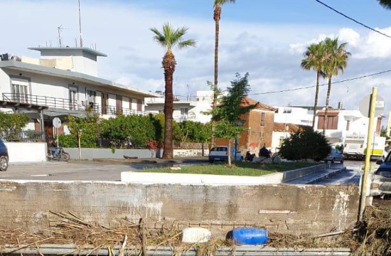 Περιοδεία του Δημάρχου Ρόδου κ. Αντώνη Καμπουράκη στις πληγείσες από την κακοκαιρία περιοχές
