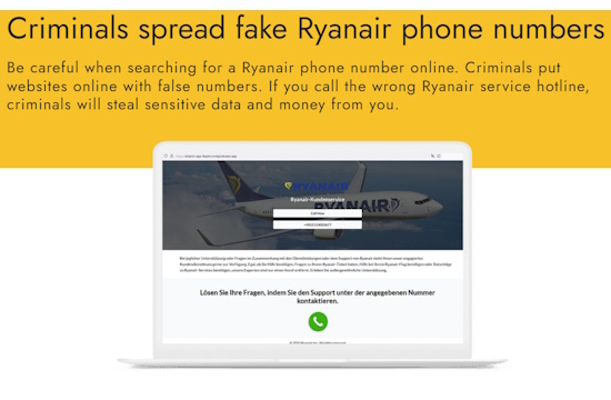 Προσοχή: Απάτη στο διαδίκτυο με ψεύτικη ιστοσελίδα της Ryanair