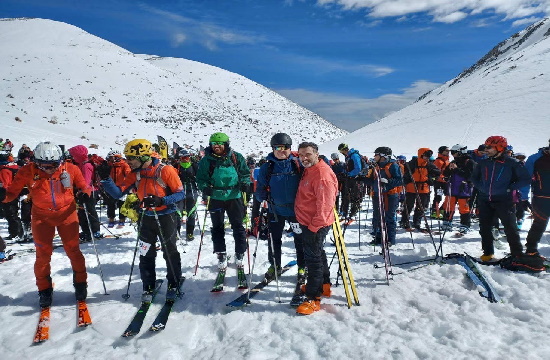 Διεθνής προβολή της Κρήτης από τη γιορτή του ορειβατικού σκι στον χιονισμένο Ψηλορείτη