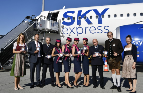 SKY express: Eμπλουτίζει το θερινό της πρόγραμμα με 12 χώρες, 29 πόλεις εξωτερικού και το μεγαλύτερο δίκτυο εσωτερικού 