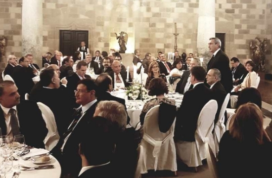 Επίσημο δείπνο Χατζημάρκου στους συμμετέχοντες στη 2η Διάσκεψη της Ρόδου