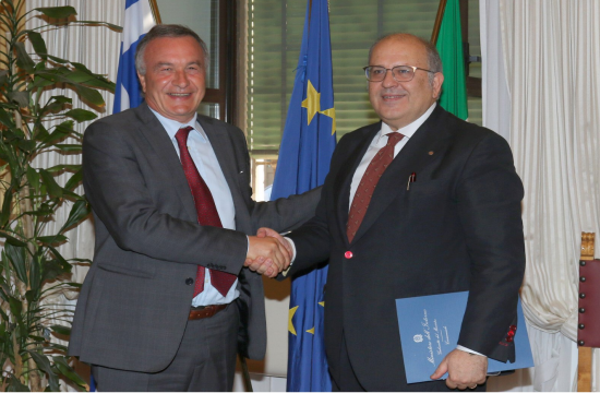 Συνάντηση για το προσφυγικό Ν. Ξυδάκη με τον Αν.Υπουργό Εσωτερικών της Ιταλίας Filippo Bubbico