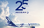H Aegean γιορτάζει τα 25α γενέθλια της - Σε επίπεδα 2019 η συχνότητα κρατήσεων