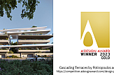 Χρυσό βραβείο A’ Design Award  κατέκτησε η Potiropoulos+Partners για το έργο Cascading Terraces Residential Building