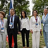 Η Όλγα Κεφαλογιάννη στην τελετή Αφής της Ολυμπιακής Φλόγας