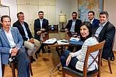 Συνάντηση Ολυμπίας Αναστασοπούλου με στελέχη της πολυεθνικής εταιρίας D-Marin