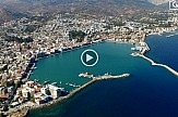 To λιμάνι της Χίου από ψηλά