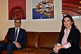 Συνάντηση Όλγας Κεφαλογιάννη με τον πρέσβη του Κατάρ